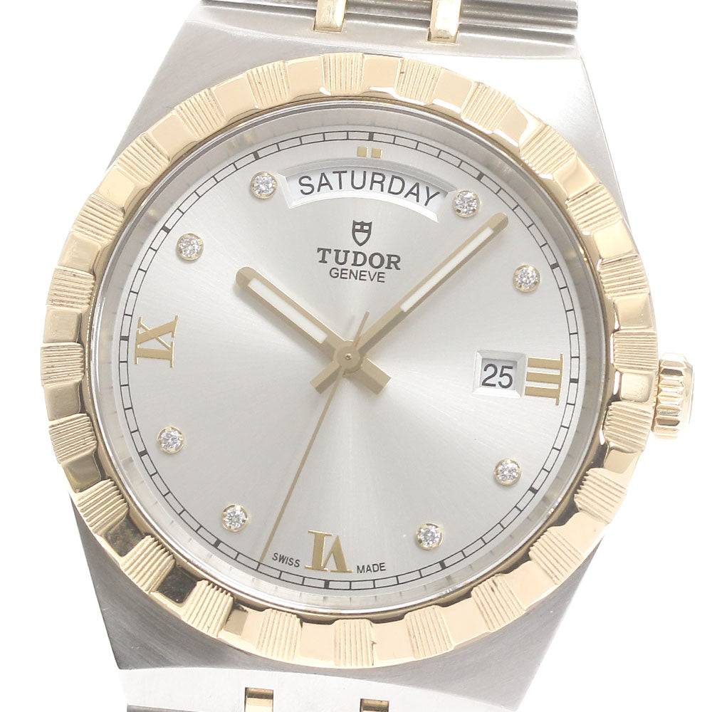 TUDOR Royal 28603 Day Date YG2 tone Silver Dial Automatic Men's Watch_863520