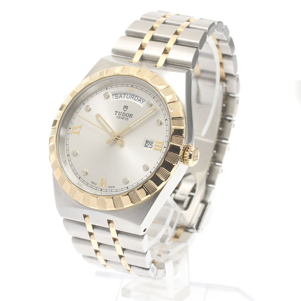 TUDOR Royal 28603 Day Date YG2 tone Silver Dial Automatic Men's Watch_863520