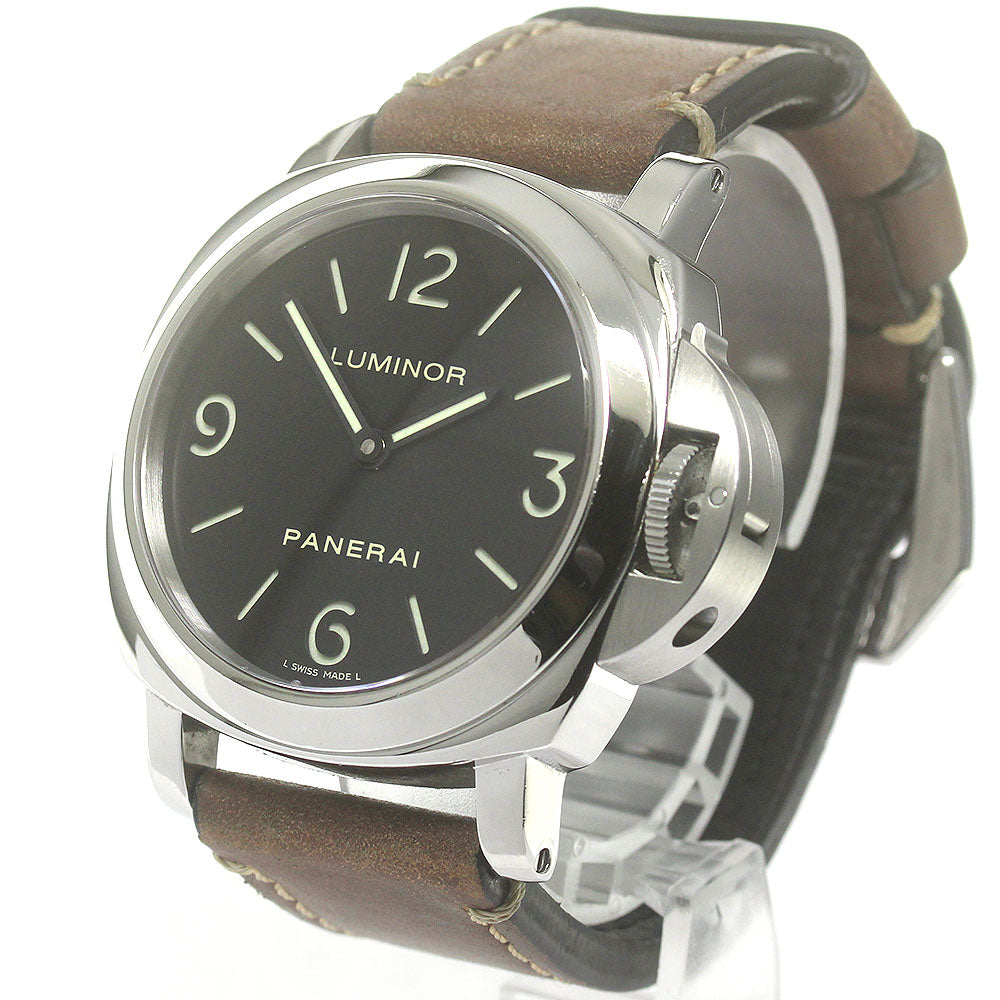 PANERAI Luminor Base 44MM PAM00112 black Dial Hand Winding Men's Watch_863535