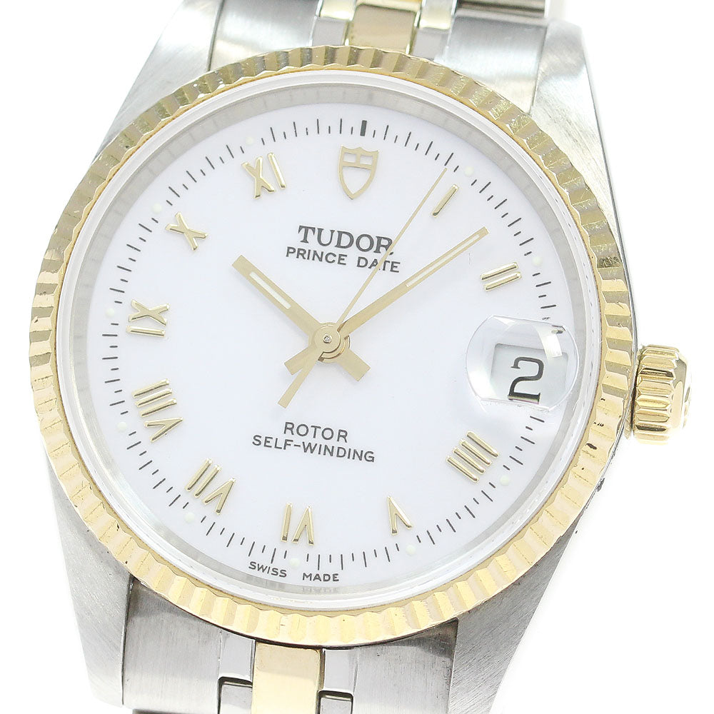 TUDOR Prince Date 72033 YG 2 tone cal.2824-2 Automatic Boy's Watch_863541