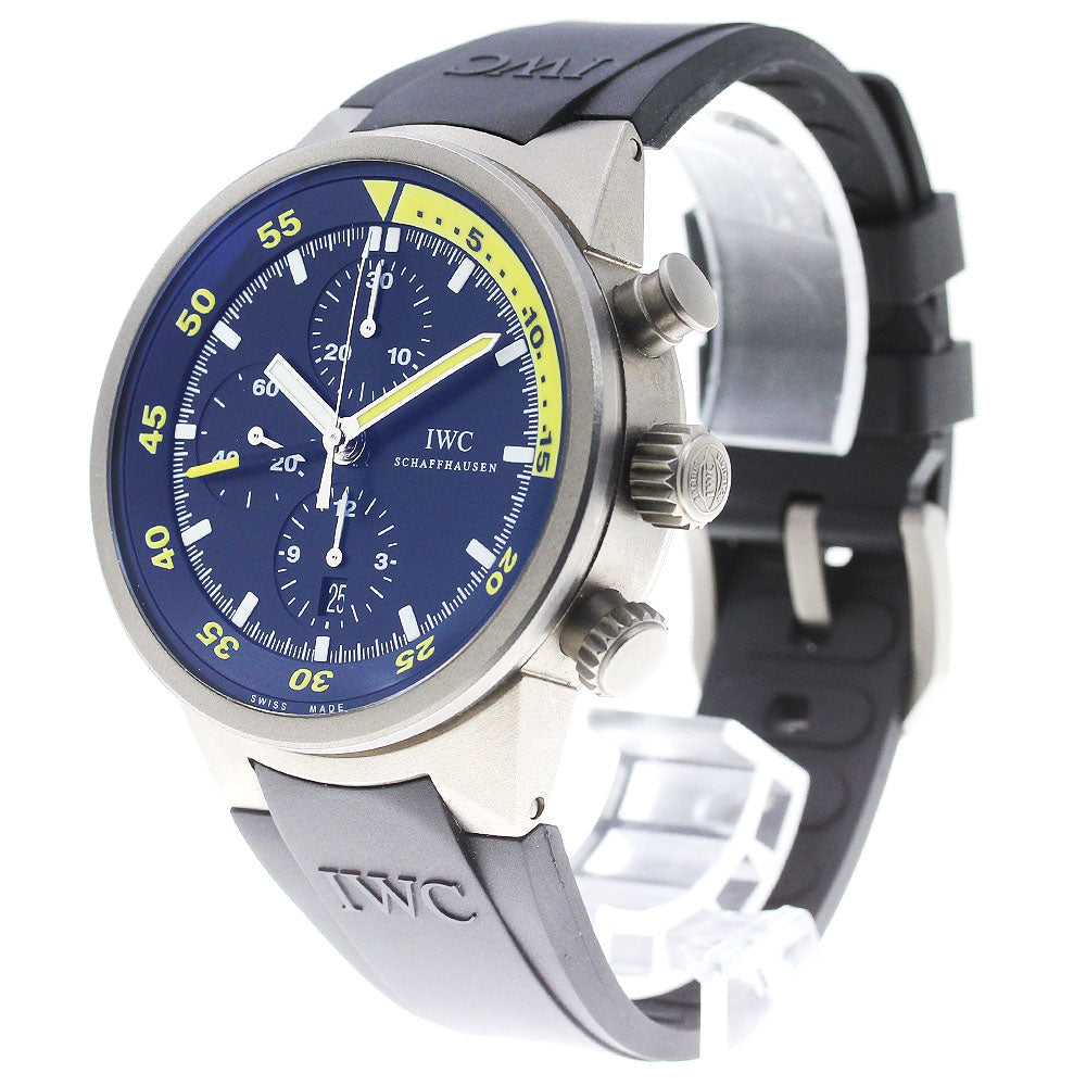 IWC SCHAFFHAUSEN Aqua timer IW372304 Date black Dial Automatic Men's_863547