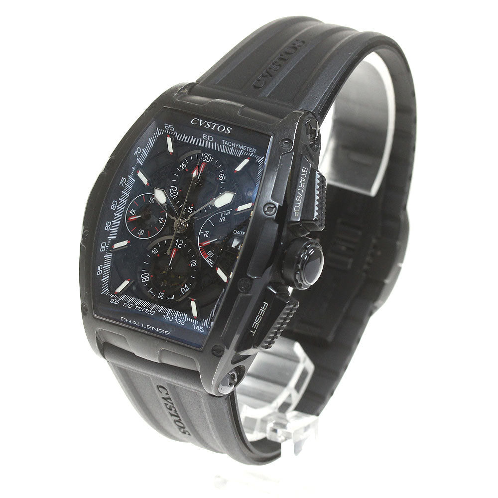 CVSTOS Challenge Chrono II CVT-CHR2 BST Black Dial Automatic Men's Watch_863548