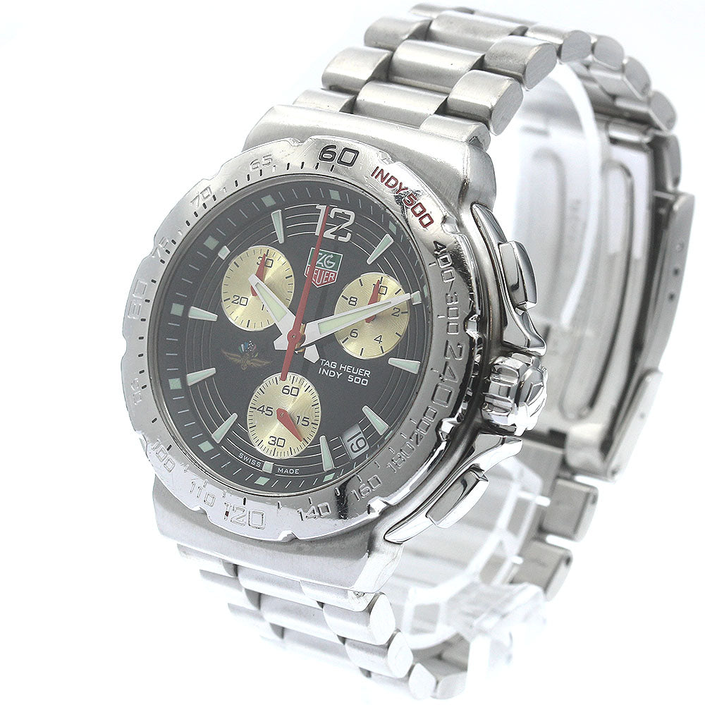 TAG HEUER Formula 1 Indy 500 CAC111B Chronograph black Dial Quartz Men's Watch_863550
