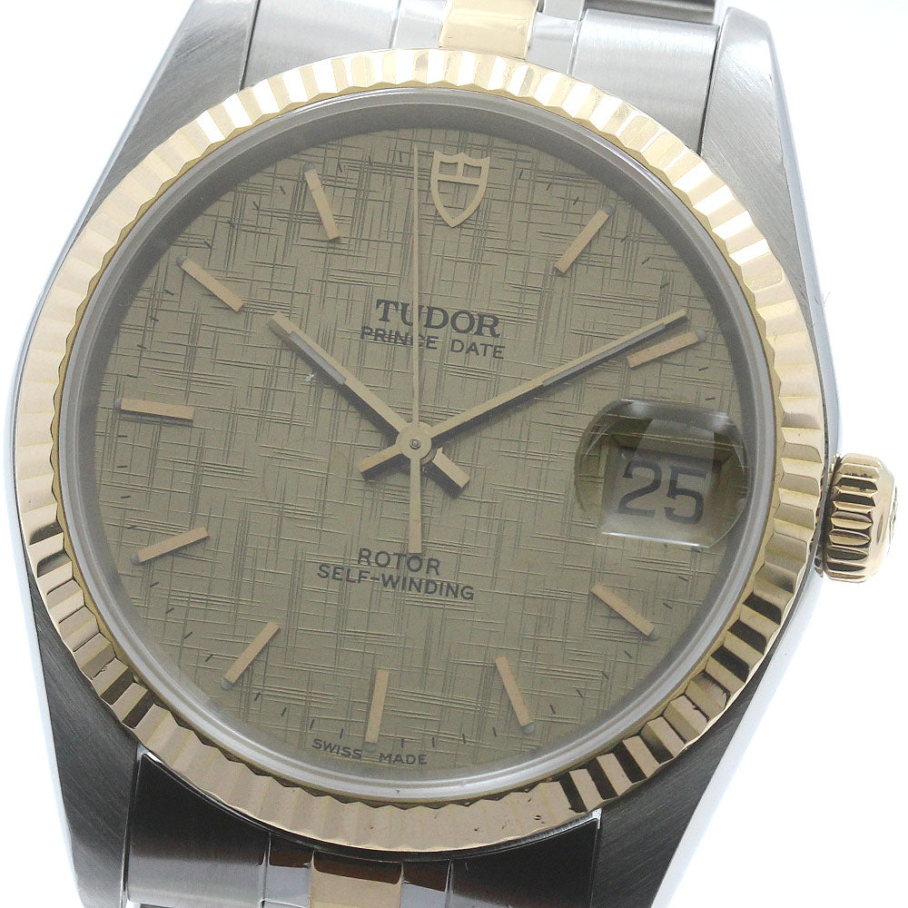 TUDOR Prince Date 74033 Cal.2824-2 gold Dial Automatic Men's Watch_863553