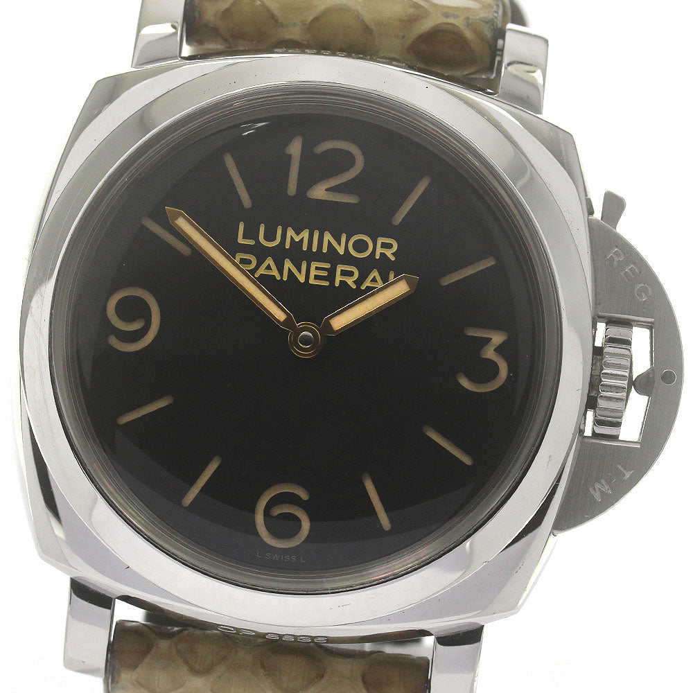 PANERAI Luminor 1950 3DAYS PAM00372 black Dial Hand Winding Men's Watch_863556