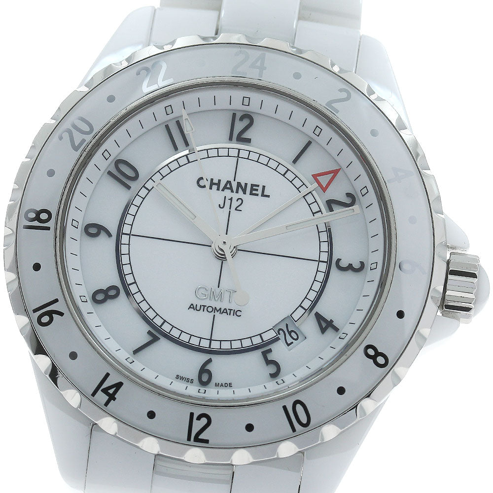 CHANEL J12 GMT H2126 Date white Dial Automatic Men's Watch_863569
