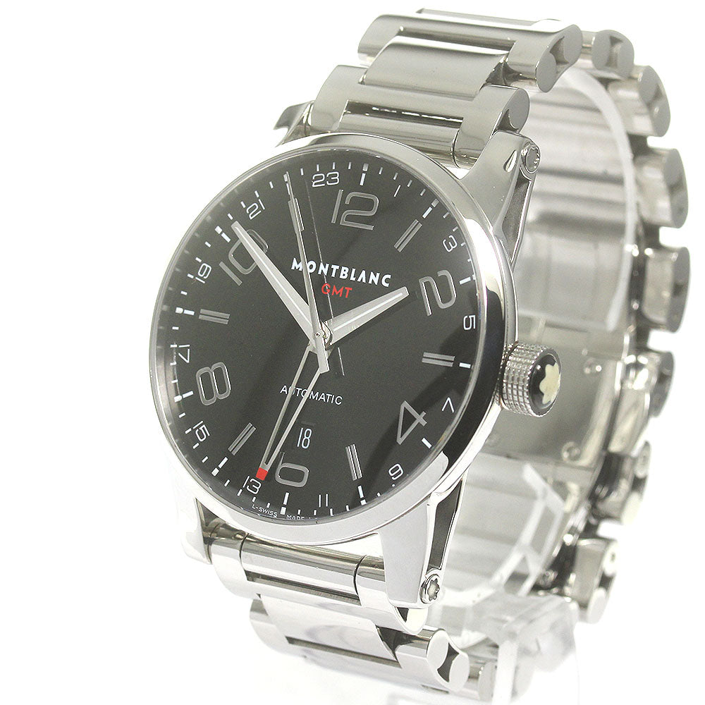MONTBLANC Time walker 7081 Date GMT black Dial Automatic Men's Watch_863571