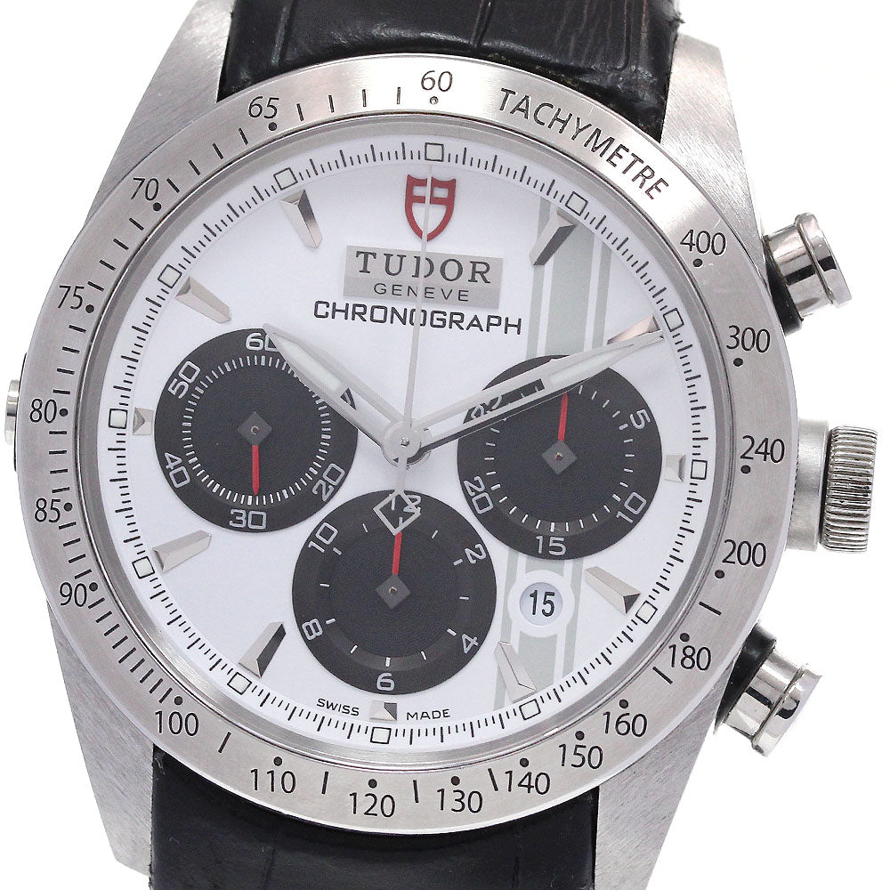 TUDOR Fast rider 42000 Chronograph Silver / Black Dial Automatic Men's Watch_863596