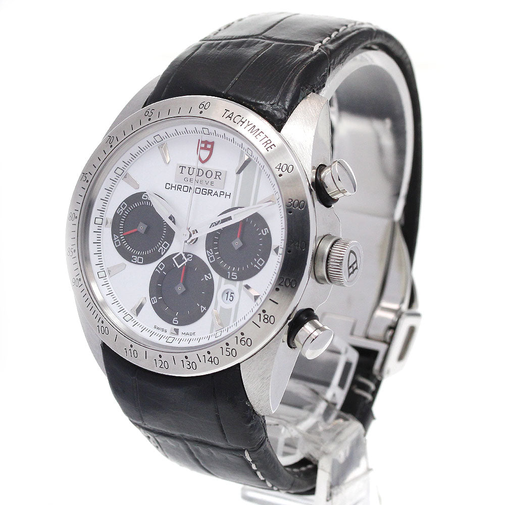 TUDOR Fast rider 42000 Chronograph Silver / Black Dial Automatic Men's Watch_863596