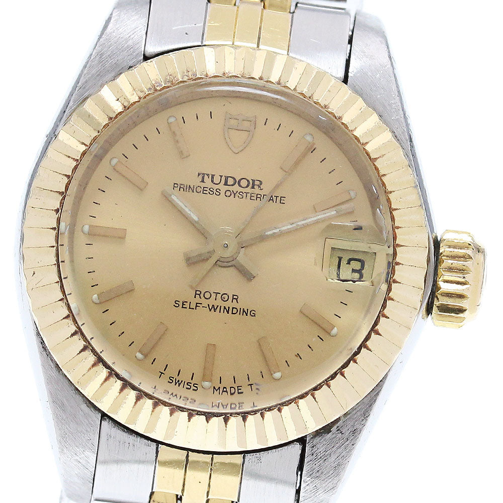 TUDOR Princess Oyster Date 92313 Cal.2671 gold Dial Automatic Ladies_863601