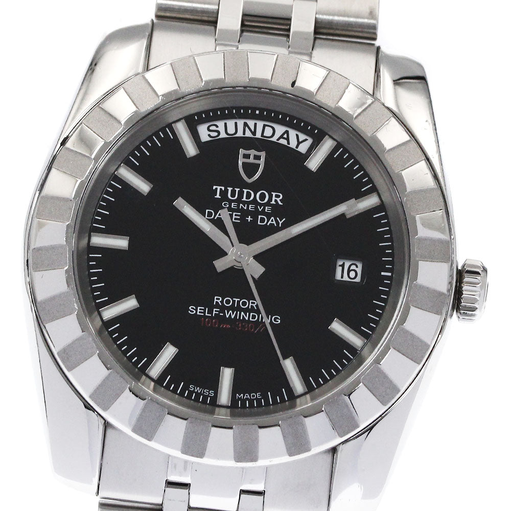 TUDOR Classic Date Day 23010 Day date black Dial Automatic Men's Watch_863607