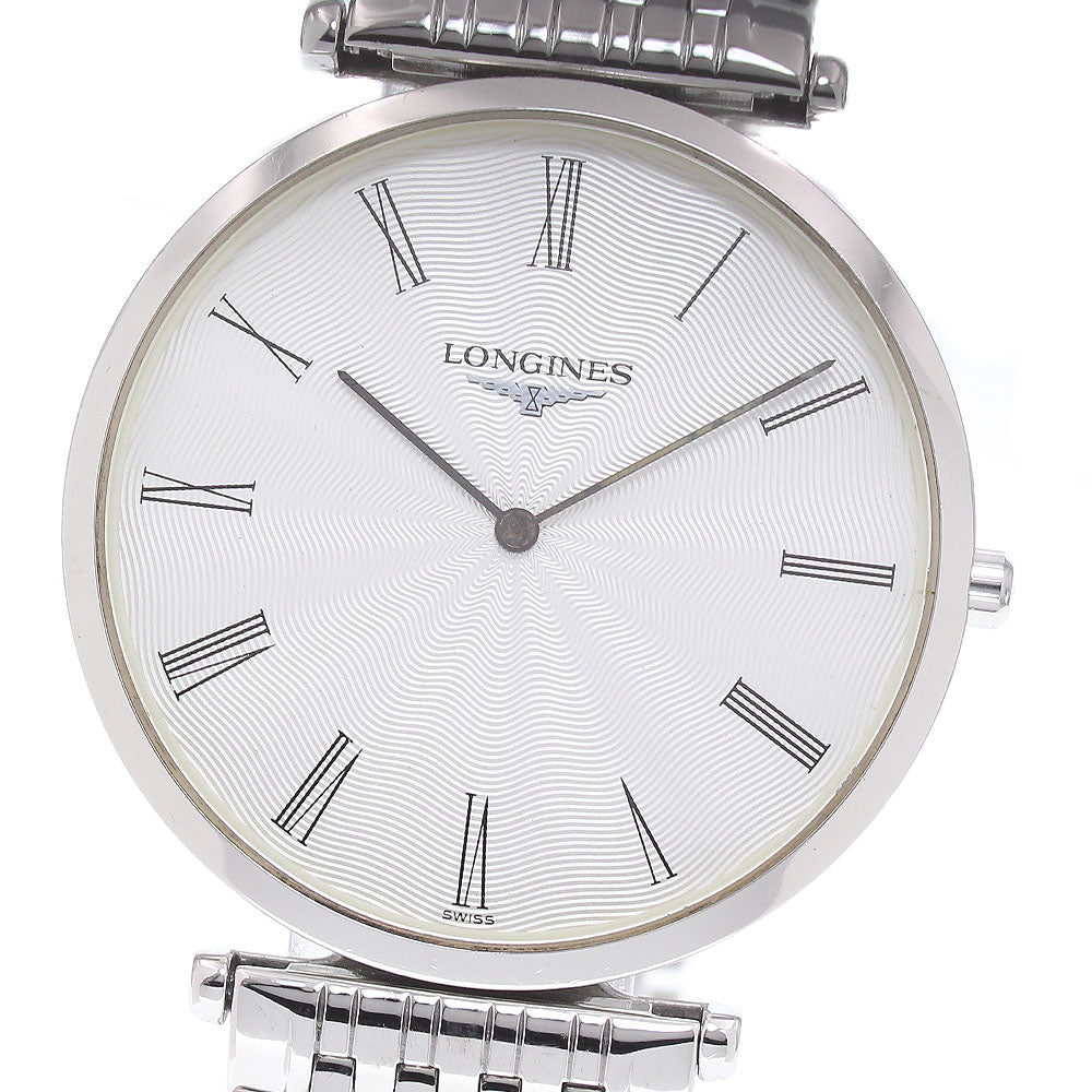 LONGINES Elegant collection L4.800.4 Silver Dial Quartz Men's Watch_863614