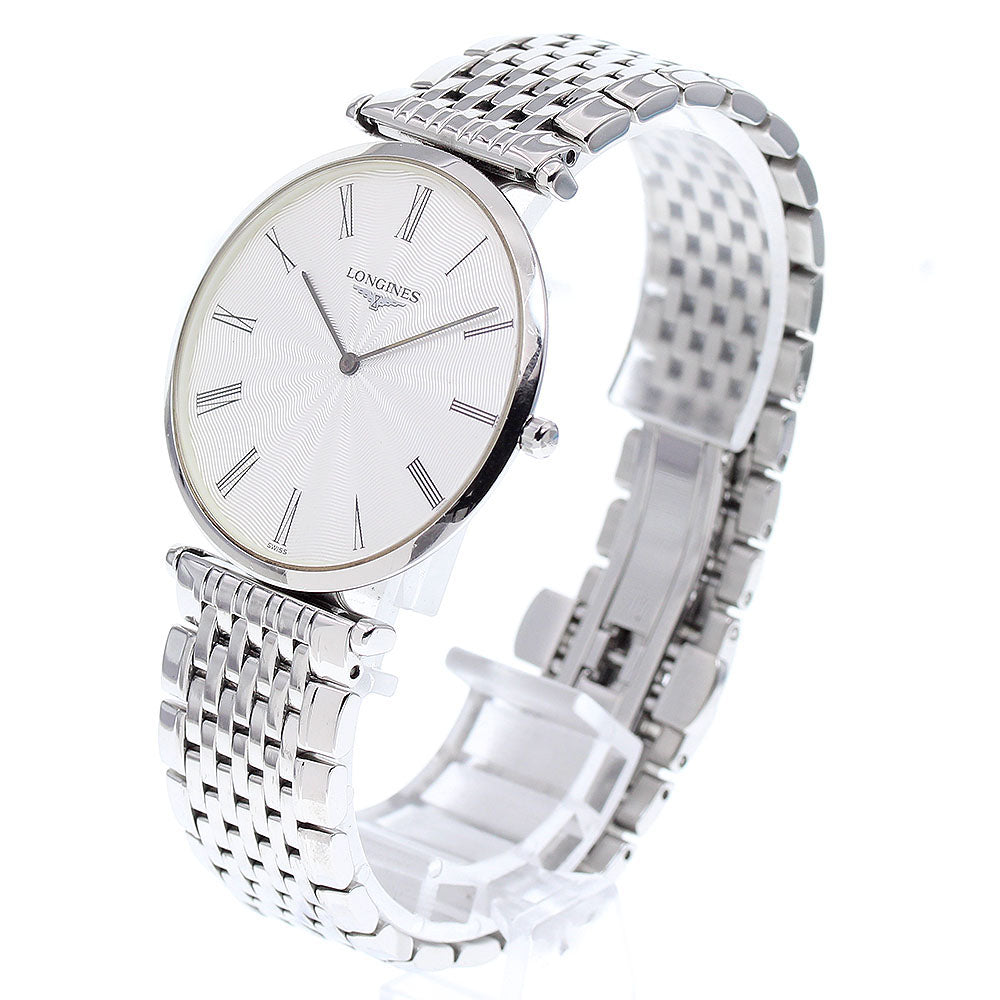 LONGINES Elegant collection L4.800.4 Silver Dial Quartz Men's Watch_863614