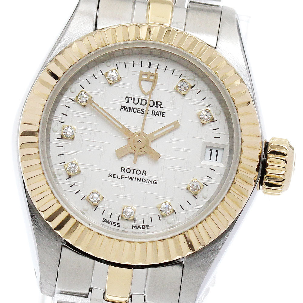 TUDOR Princess date 92513 YG bezel Cal.2671 Automatic Ladies Watch_863616