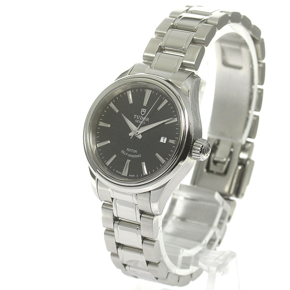 TUDOR style 12100 Date black Dial Automatic Ladies Watch_863620
