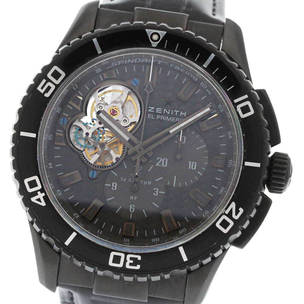 ZENITH El Primero Stratos Spin Drift 75.2060.4061 Chronograph black Dial Automatic Men's Watch_863638