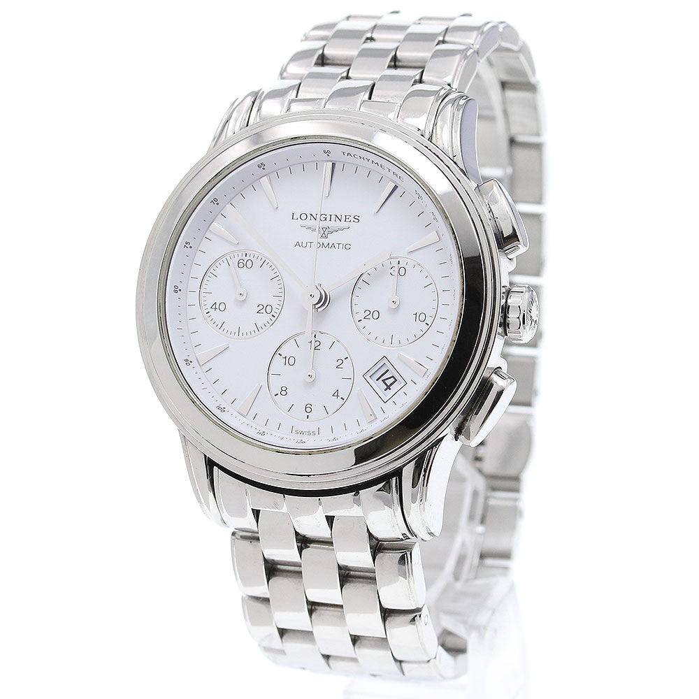 LONGINES Flagship L4.803.4 Chronograph white Dial Automatic Men's Watch_863644