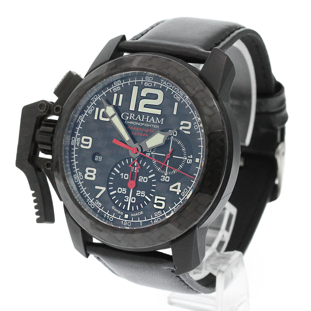 GRAHAM Chronofighter Oversize Superlight 2CCBK.B11A.K95K Date Chronograph black Dial Automatic Men's Watch_863648
