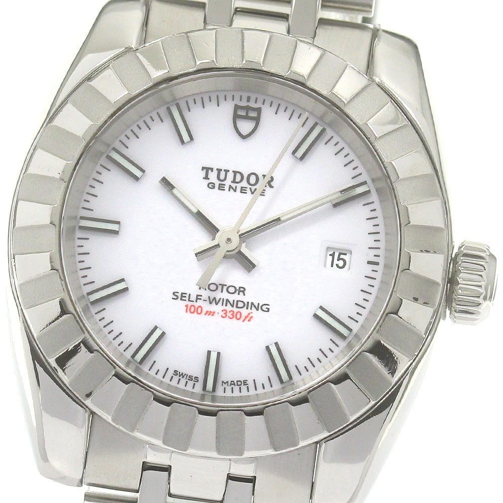 TUDOR Classic Date 22010 White Dial Automatic Ladies Watch_863652