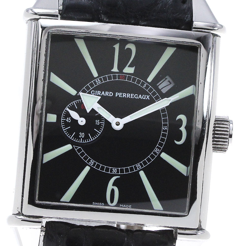 GIRARD PERREGAUX Vintage 1945 2583 Small Second Date black Dial Automatic Men's Watch_863654