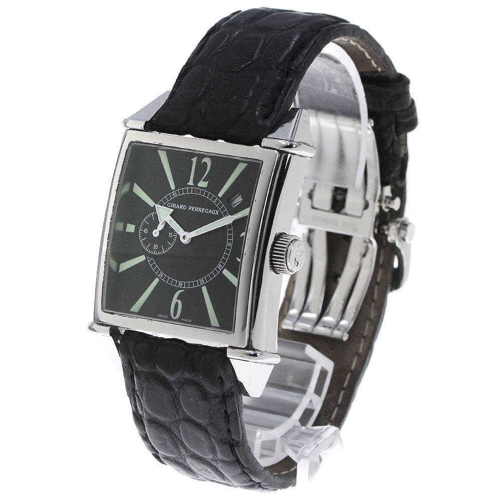 GIRARD PERREGAUX Vintage 1945 2583 Small Second Date black Dial Automatic Men's Watch_863654