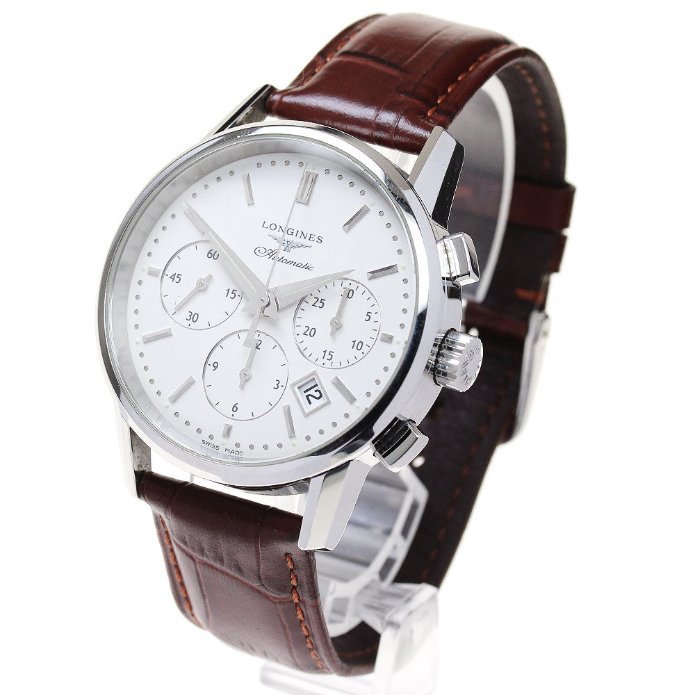 LONGINES Heritage column wheel L2.749.4 Chronograph Date Silver Dial Automatic Men's Watch_863668