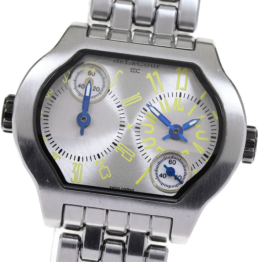 deLaCour City 2 Small seconds Silver / white shell Dial Quartz Ladies Watch_863674