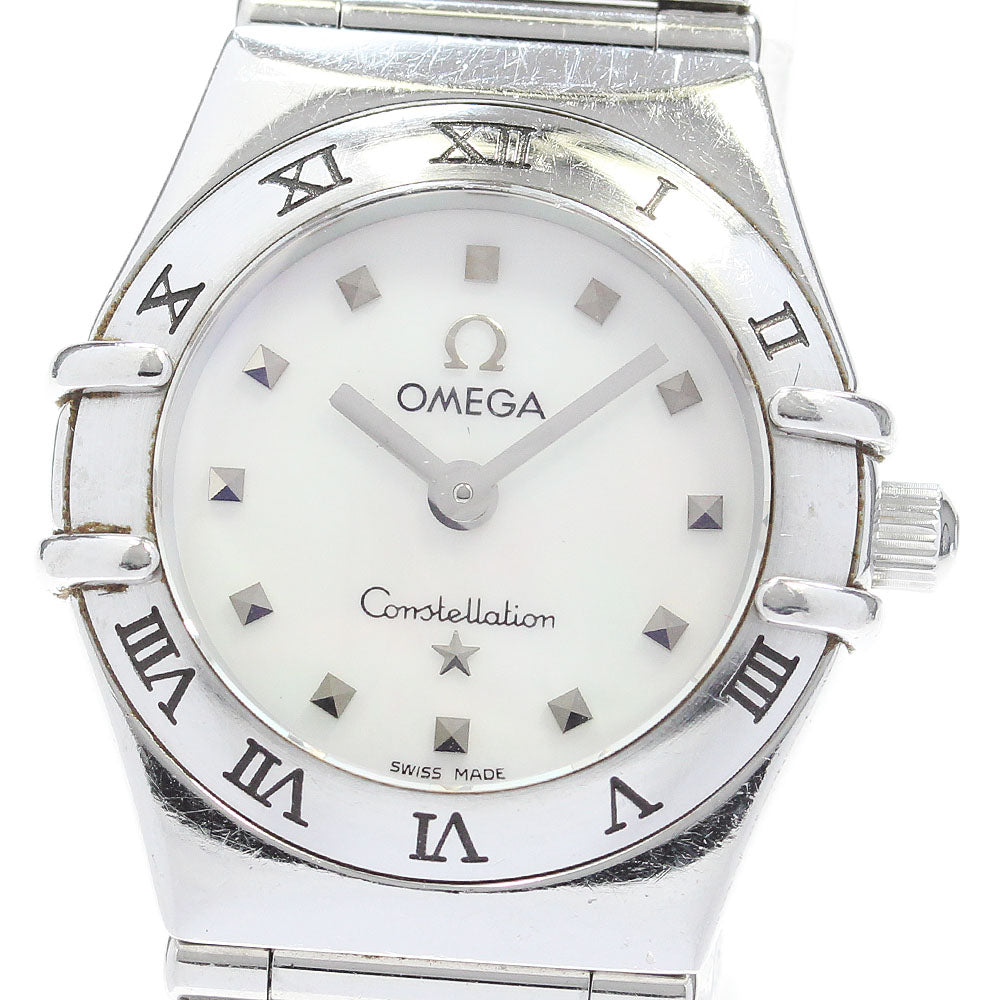 OMEGA Constellation Mini My Choice 1561.71 White shell Dial Quartz Ladies Watch_863693