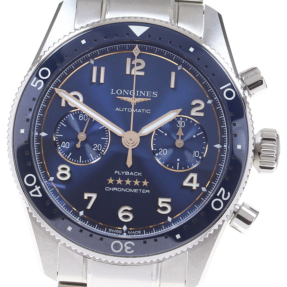 LONGINES Spirit Flyback 42mm L3.821.4.93.6 Chronograph Automatic Men's_863725