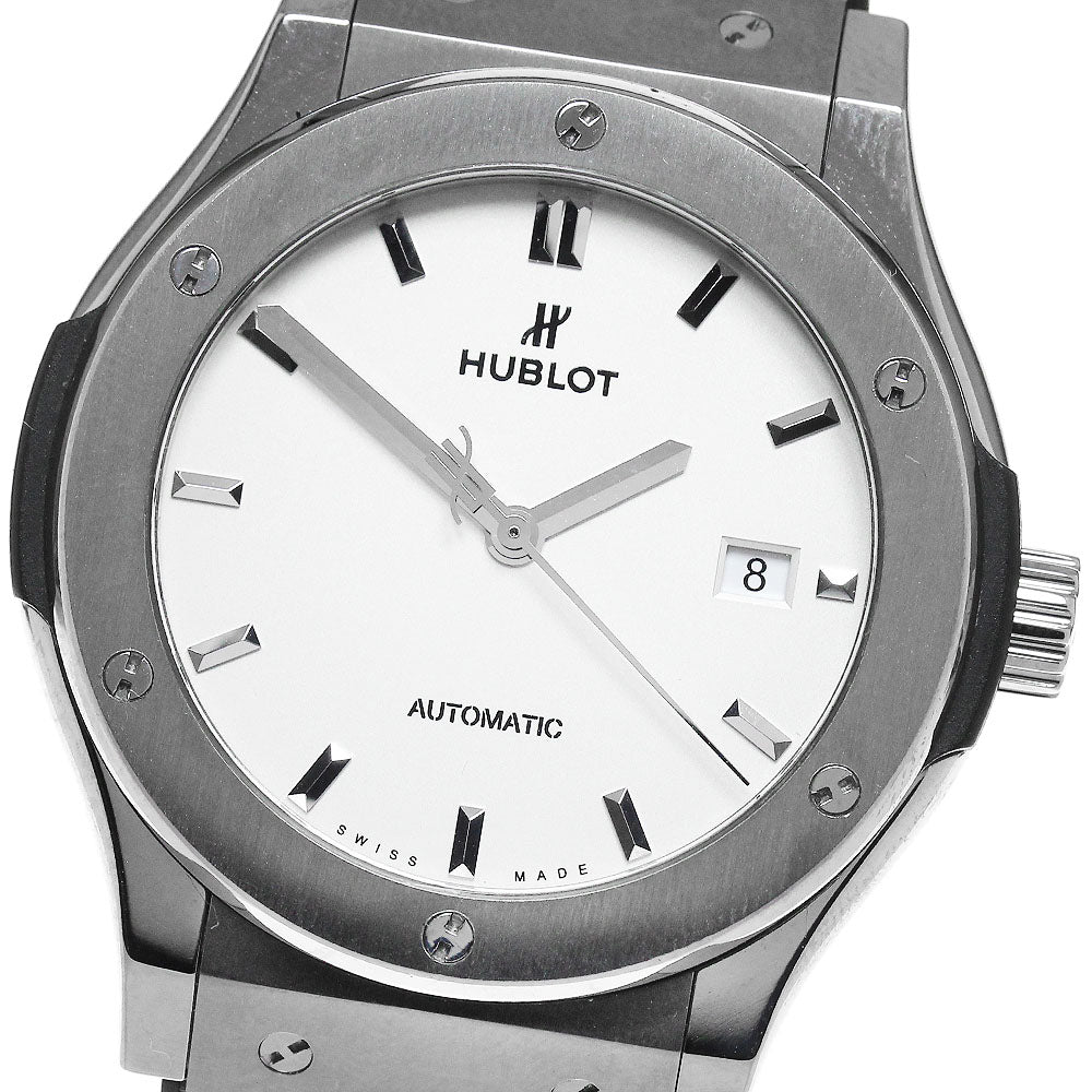 HUBLOT Classic Fusion Titanium 542.NX.2611.LR white Dial Automatic Men's Watch_863727
