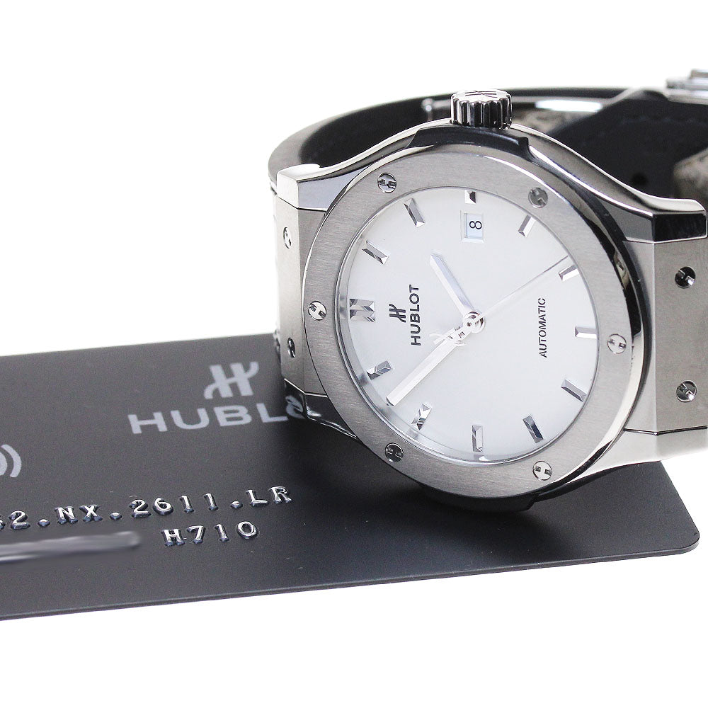 HUBLOT Classic Fusion Titanium 542.NX.2611.LR white Dial Automatic Men's Watch_863727