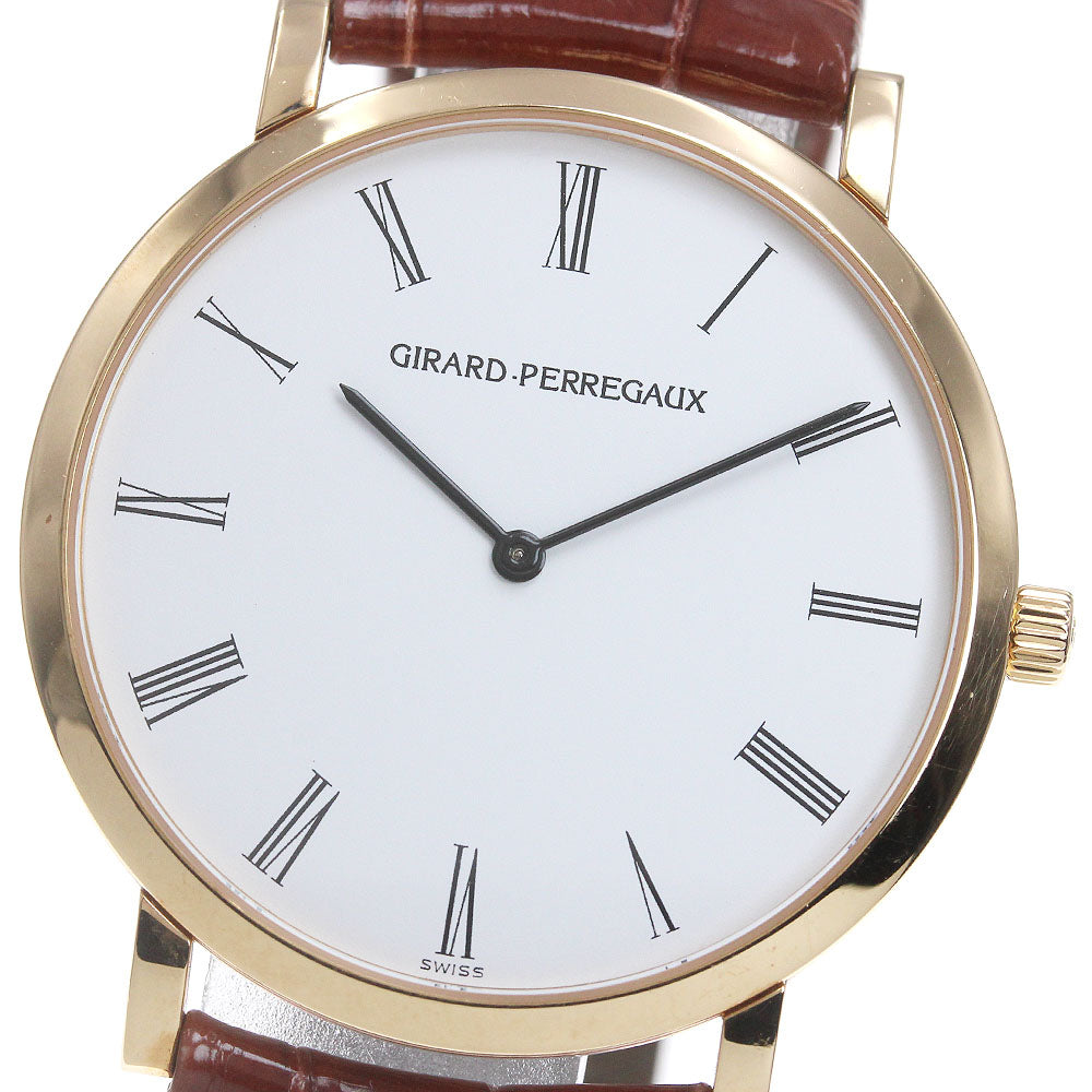 GIRARD PERREGAUX Classic Elegance Ultra Slim 4762 18K Pink Gold Men's _863737