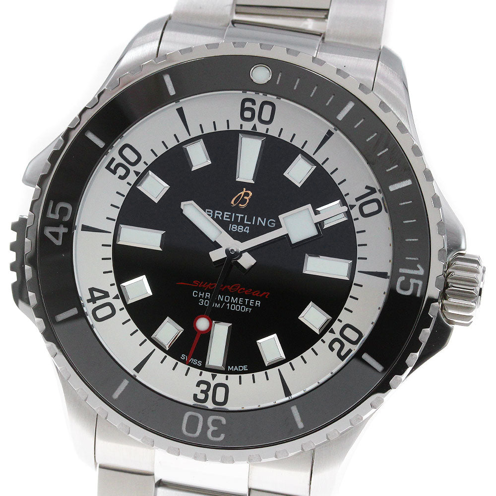 BREITLING Superocean Automatic 46 A17378 black Dial Automatic Men's Watch_863740