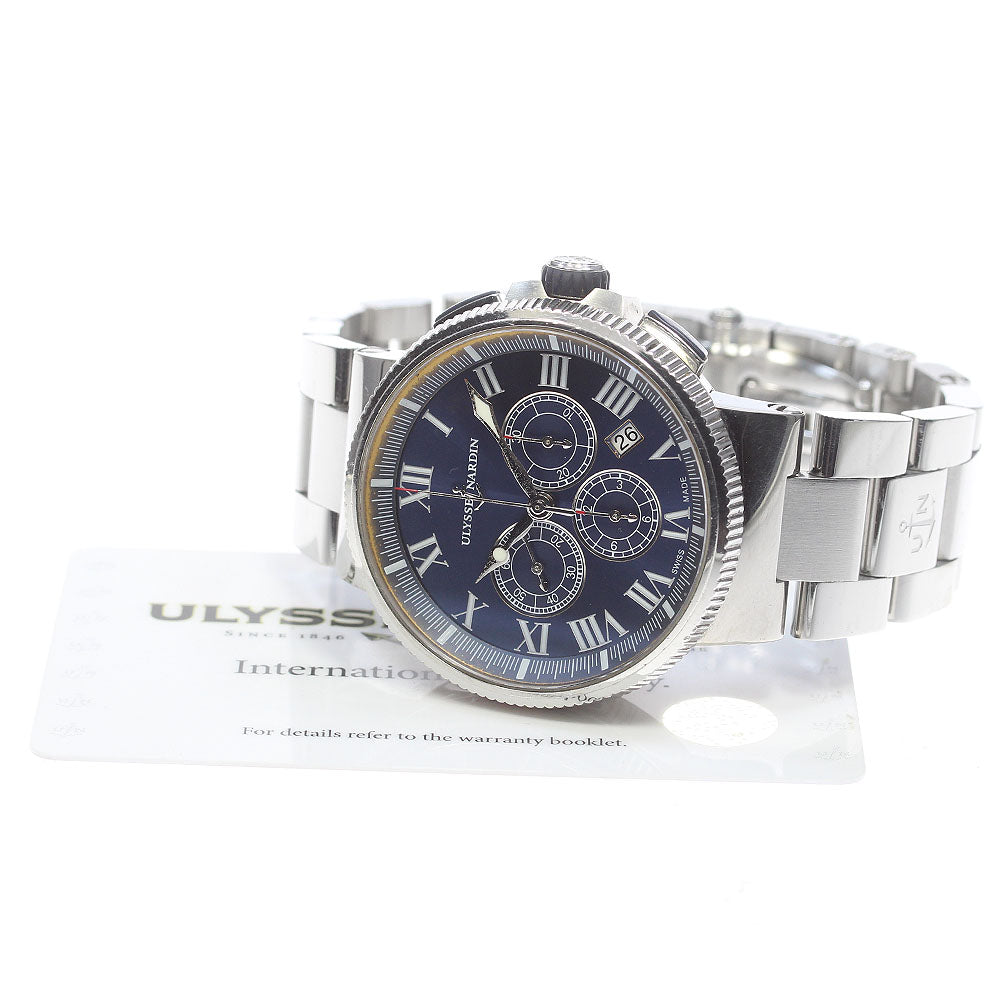 Ulysse Nardin Marine Chronograph Manufacture 1503-150-7M/63 Men's Watch_863753