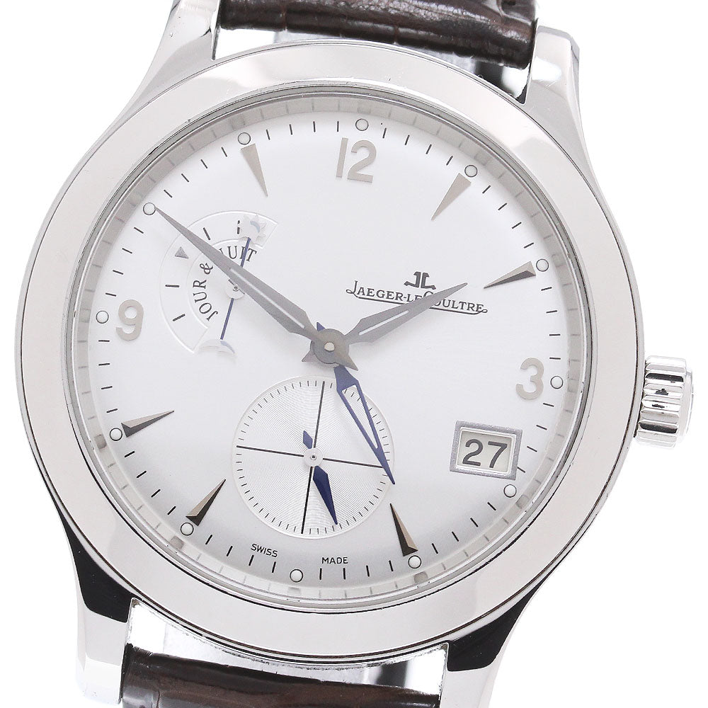 JAEGER-LECOULTRE master home time 147.8.05.S/Q1628420 Date Silver Dial Automatic Men's Watch_863761
