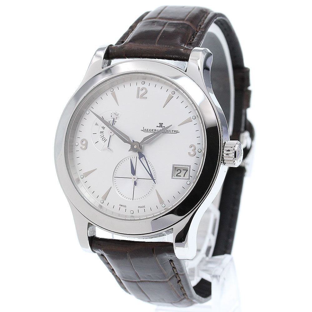 JAEGER-LECOULTRE master home time 147.8.05.S/Q1628420 Date Silver Dial Automatic Men's Watch_863761