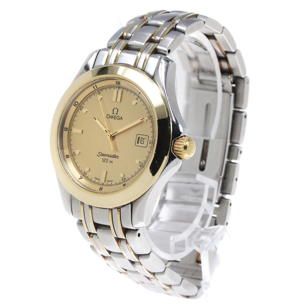 OMEGA Seamaster120 2311.10 Date gold Dial Quartz Men's Watch_863785