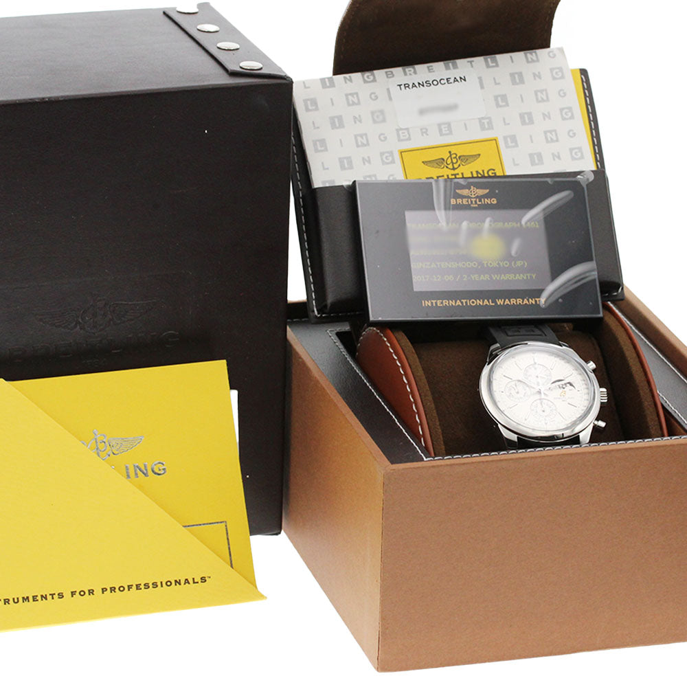 BREITLING Transocean A19310 Chronograph Triple Automatic Men's Watch_863788