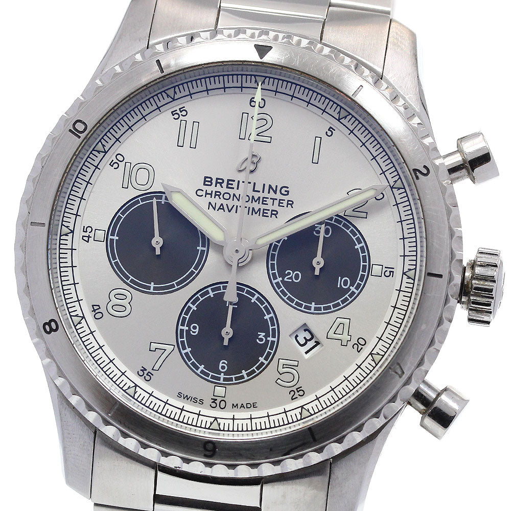 BREITLING Navitimer8 B01 AB0117 Chronograph Silver Dial Automatic Men's_863800