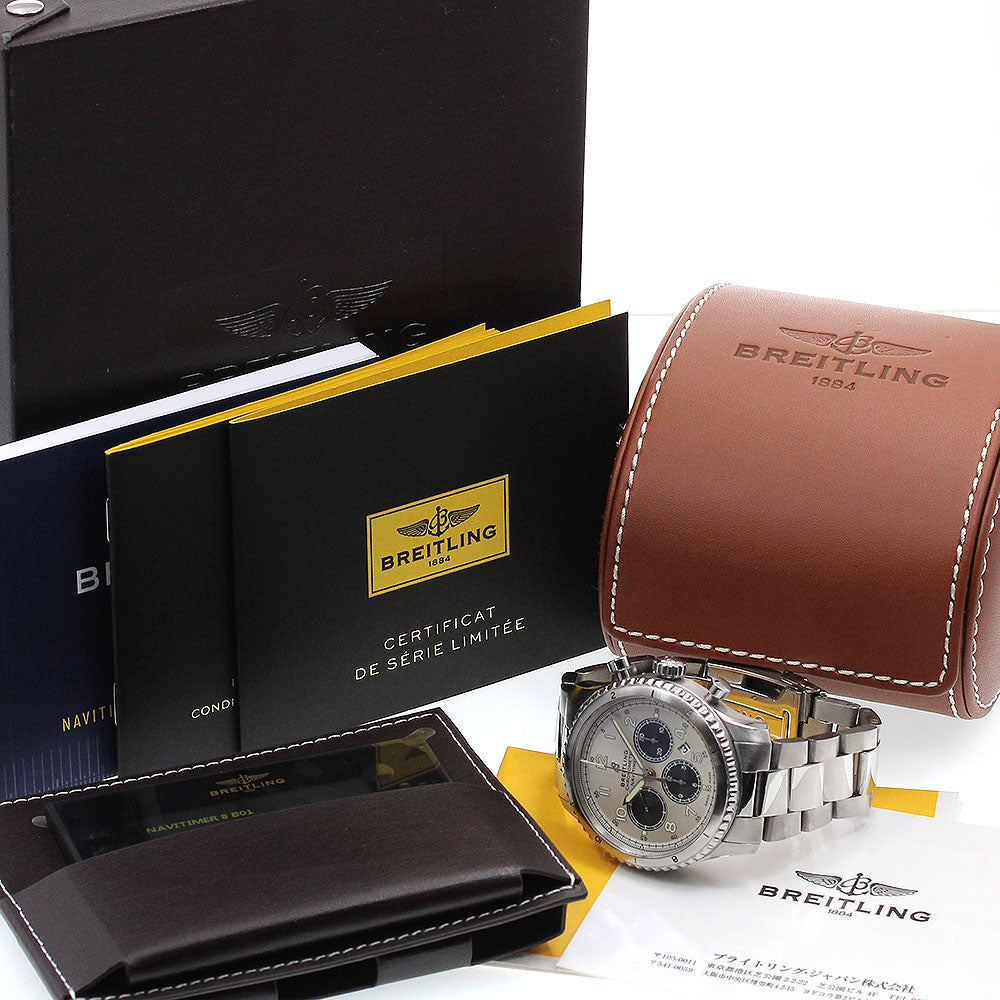 BREITLING Navitimer8 B01 AB0117 Chronograph Silver Dial Automatic Men's_863800