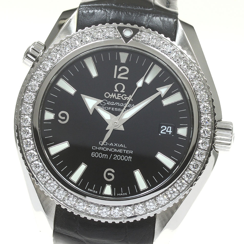 OMEGA Seamaster Planet Ocean 222.18.42.20.01.001 diamond bezel AT Men's_863812