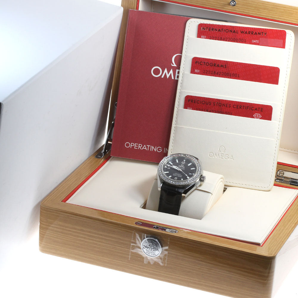 OMEGA Seamaster Planet Ocean 222.18.42.20.01.001 diamond bezel AT Men's_863812