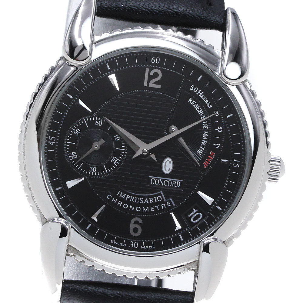 Concord Impresario 14.G8.220 Power reserve Black Dial Hand Winding Men's _863813