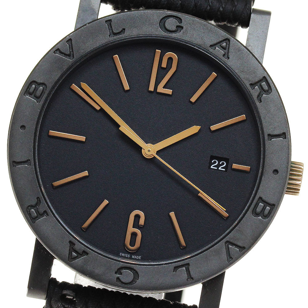 BVLGARI BVLGARIBVLGARI BB41S Date black Dial Automatic Men's Watch_863831