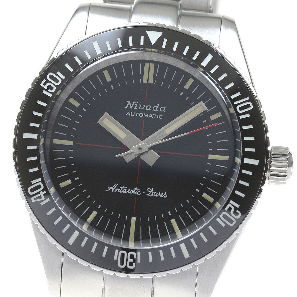 Nivada Grenchen Antarctic Diver 32044A08 Black Dial Automatic Men's Watch_863847