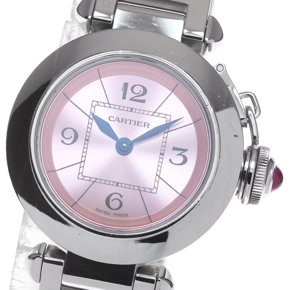 CARTIER Mispacha W3140008 pink Dial Quartz Ladies Watch_863850
