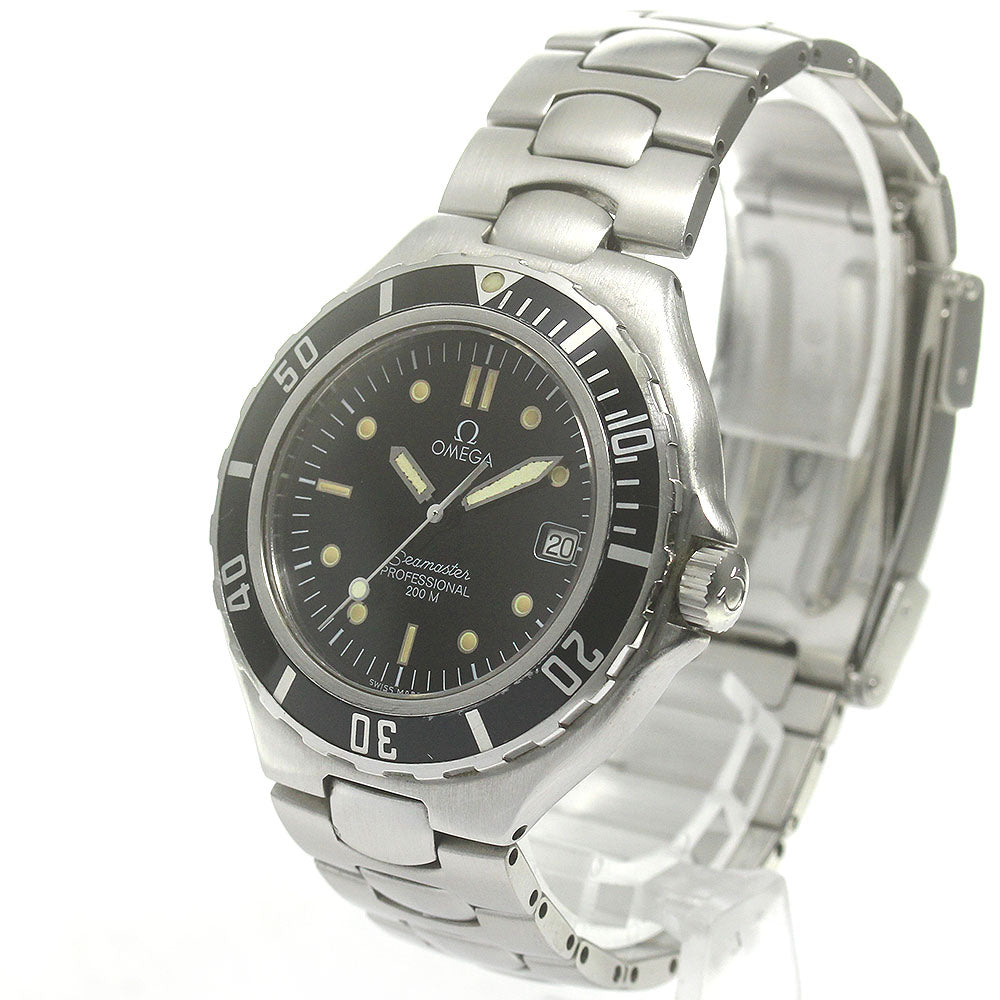 OMEGA Seamaster200 Date Black Dial Quartz Men's Watch_863869