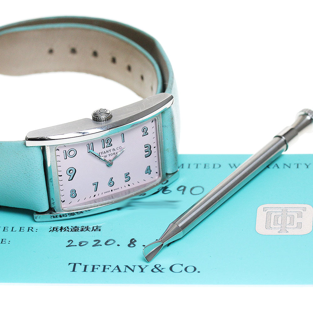 TIFFANY&Co. East West Mini 37093335 pink Dial Quartz Ladies Watch_863886