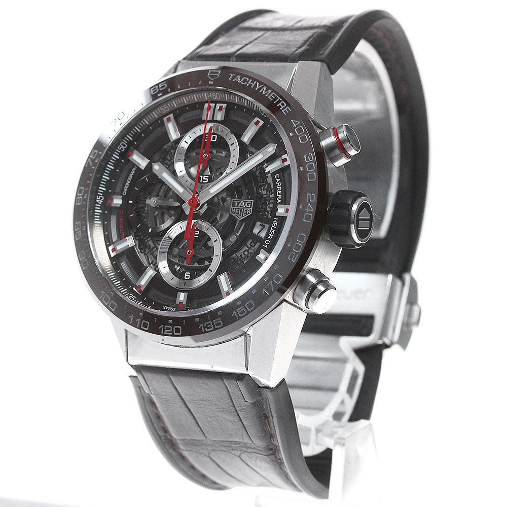 TAG HEUER Carrera CAR201U-0 Cal. Heuer 01 Chronograph skeleton Dial Automatic Men's Watch_863894