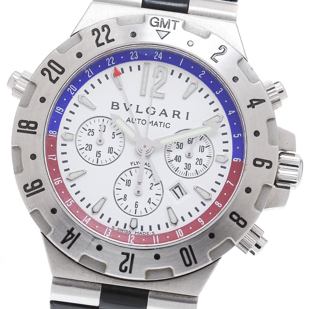 BVLGARI Diagono GMT40SFB GMT date chronograph Automatic Men's Watch_863936